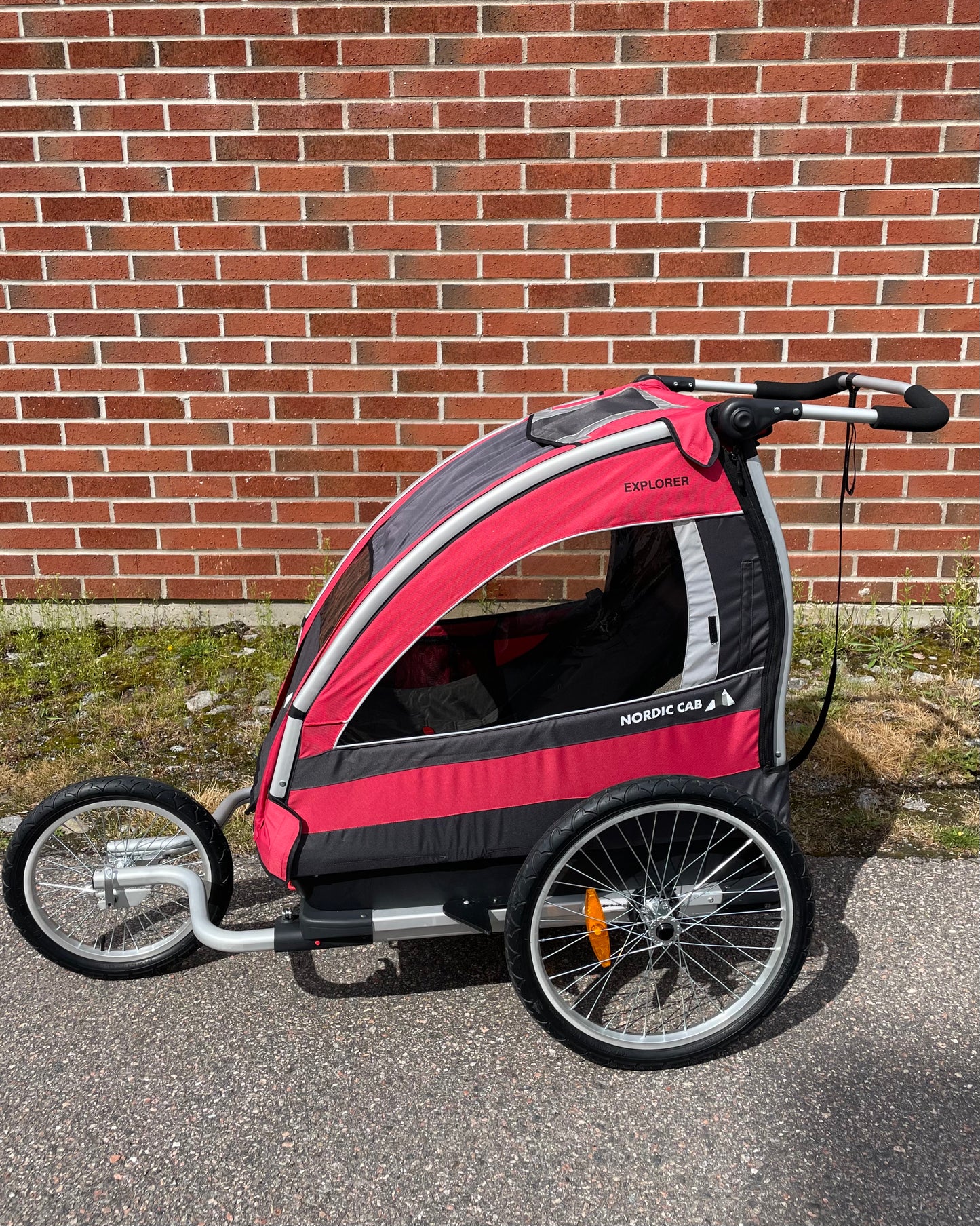 Explorer - 6-in-1 - Rattaat pyöräilyyn, juoksuun, tavaroiden kuljetukseen, hiihtoon ja vaellukseen