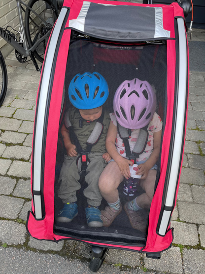 Explorer - 4-in-1 - Kärry pyöräilyyn, juoksuun, tavaroiden kuljetukseen